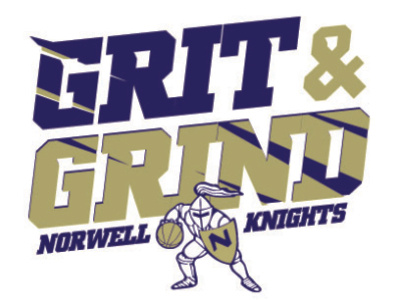 Norwell basketball design illustration logo vector
