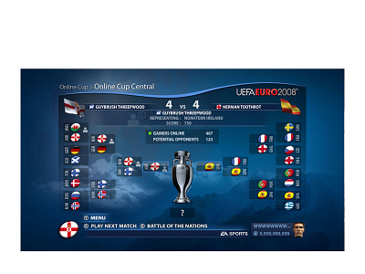 UEFA Euro 2008 user interface design userinterface