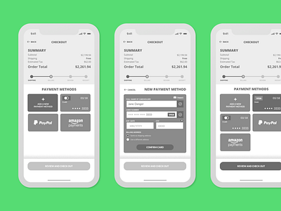 User Flow For Cc Checkout challenge dailyui dailyuichallenge figma information architecture ui ux wireframes