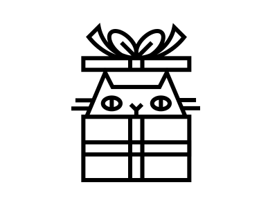 Schrodinger's Christmas cat cat christmas gift pet present