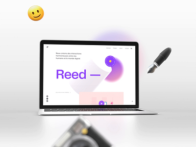 Reed.be agency animation awwwards branding design landing scroll ui ux uxui web webdesign