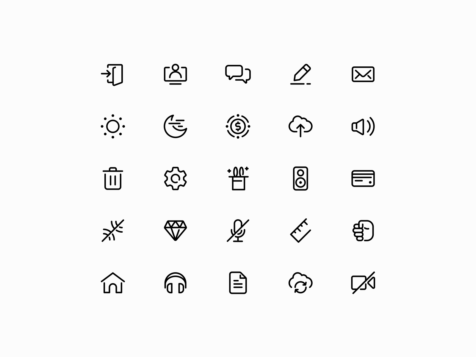 Squadcast Icon Set by Christopher Ashton for ONBOX Creative Inc on Dribbble