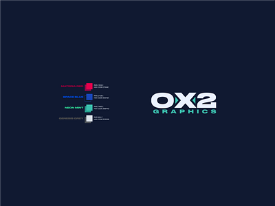 OX2 GRAPHICS Wordmark Project: Part 2 brand id brand identity brand strategy branding design graphic design illustration logo logo design vector