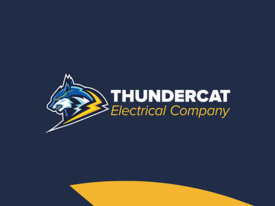 Thundercat Electrical Company brand design brand designer brand id brand identity brand strategy branding graphic design illustration logo vector