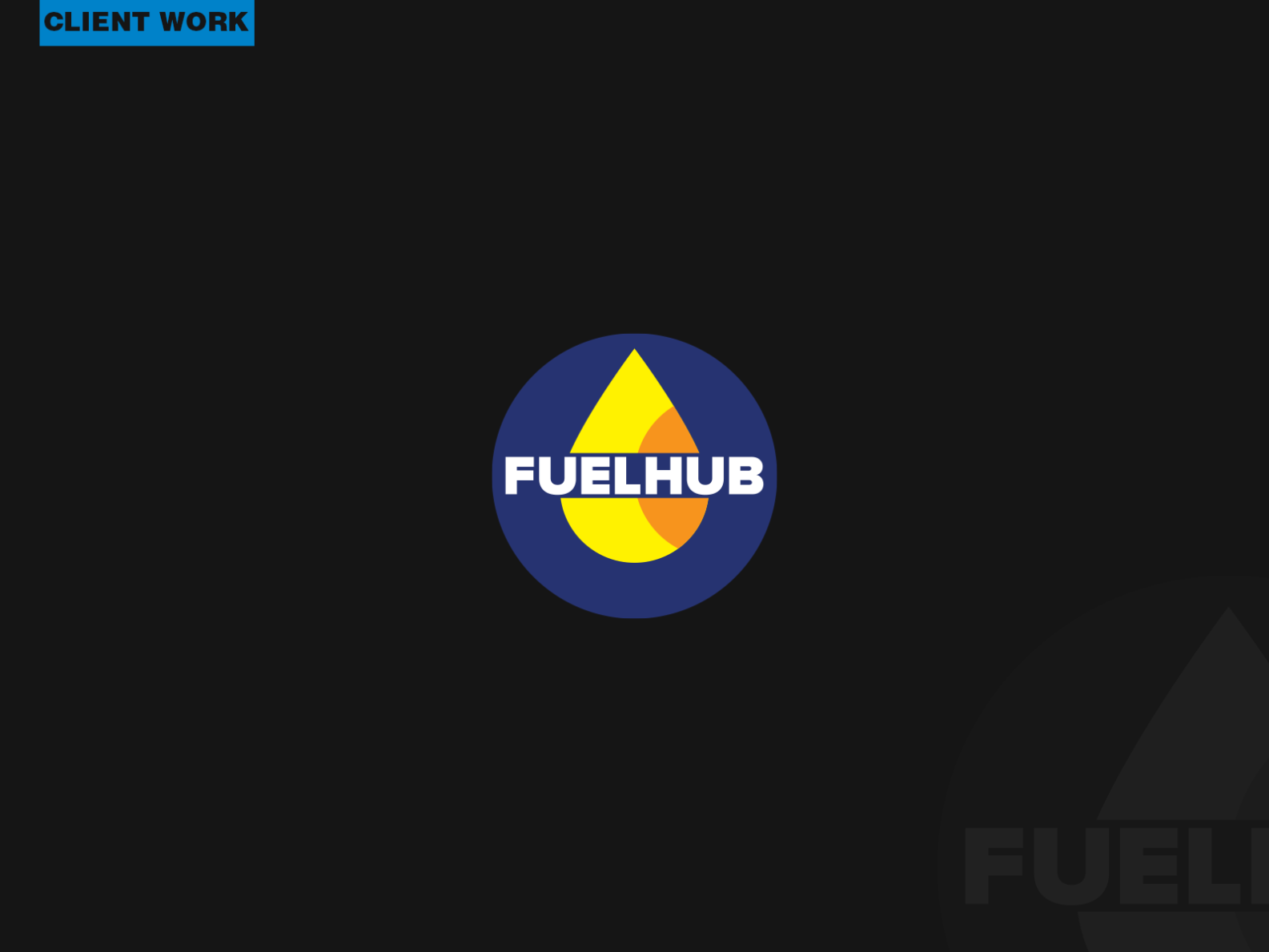 Fuel hub Logo by John Black on Dribbble