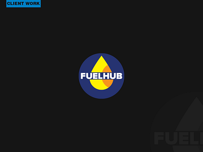 Fuel hub Logo brand designer brand id brand identity brand strategy branding graphic design illustration logo logo design vector
