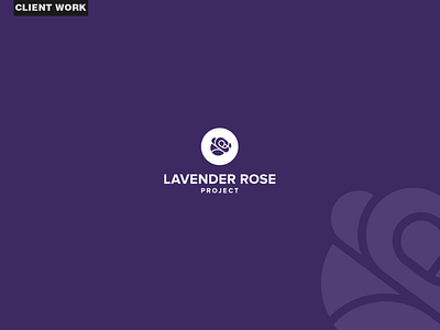 Lavender Rose Project Logo brand design brand designer brand id brand identity brand strategy branding illustration logo logo design vector