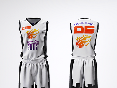 Queen City SUNS Jersey Design (Home version)