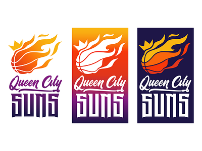 Queen City SUNS Logo design brand id brand identity brand strategy branding design graphic design illustration logo logo design
