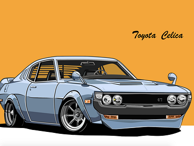 Toyota Celica- Illustration