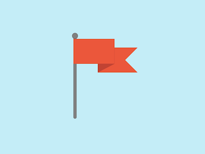 Simple CSS Flag banner css drawing flag
