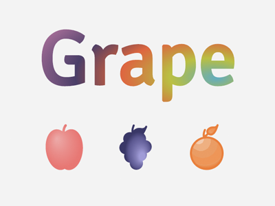 SVG Radial Gradients Demo demo fruit gradients grapes html radial svg