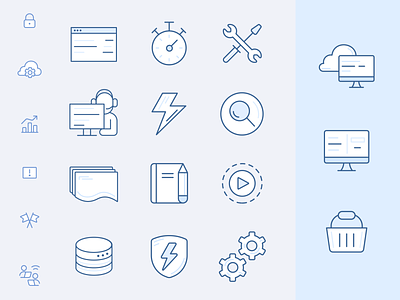 StepZen Icons graphql icons line icons line illustrations startup technology