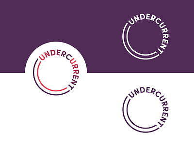Undercurrent.Shop brand identity logo mark shop store text logo
