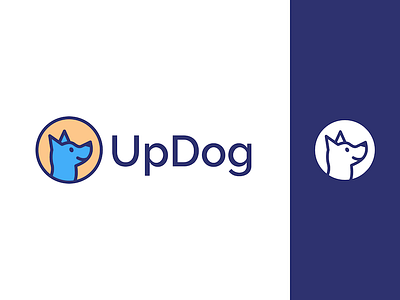 UpDog Logo branding dog logo mark marketing product text logo
