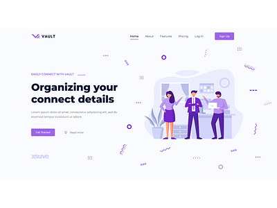 Organizing Connection Details Project Landing Page