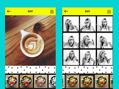 Animated Gif App animated gif camera app ios ui ux