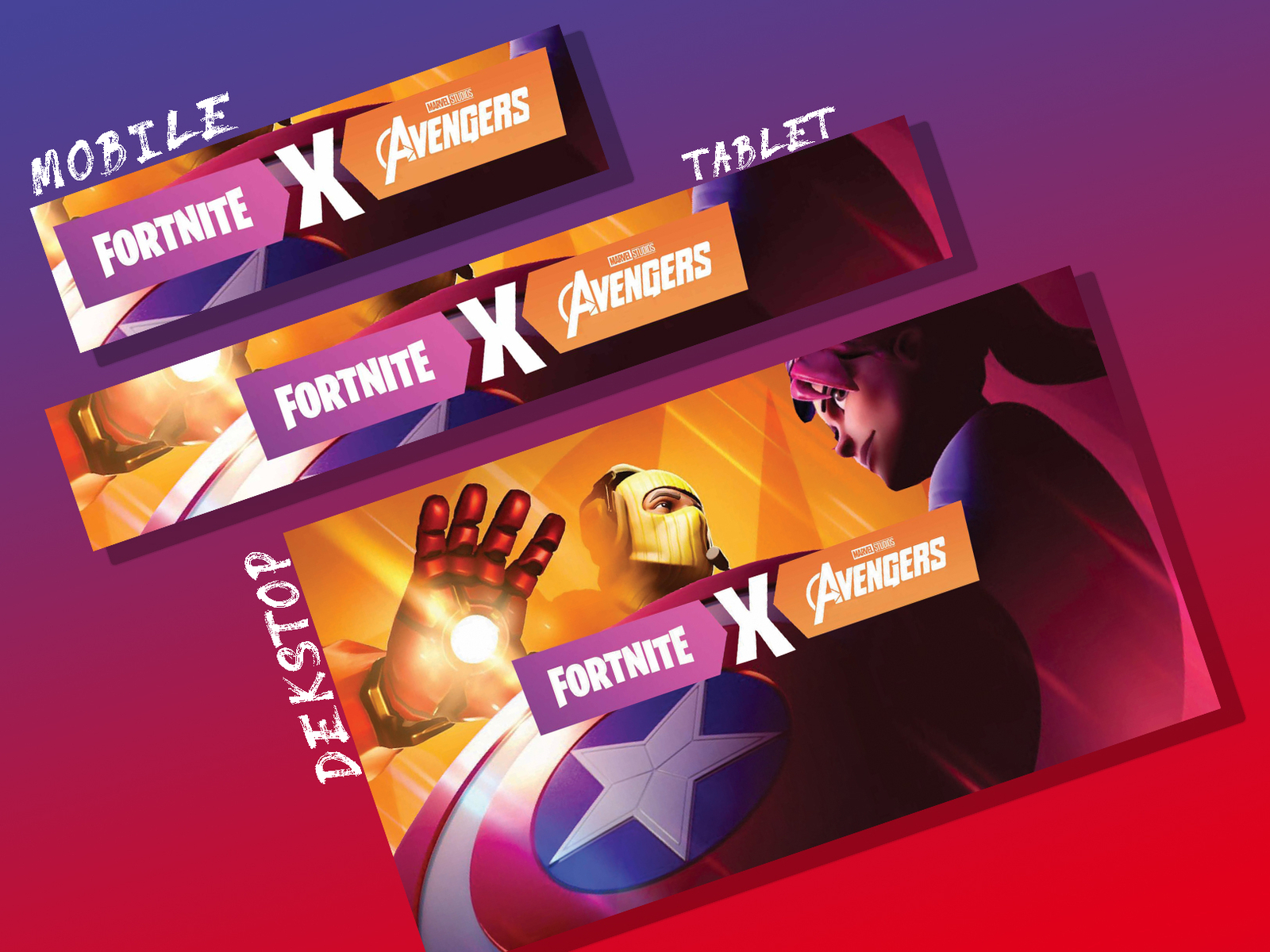 Bannière Youtube Fortnite X Avengers By Nabil 2code On Dribbble