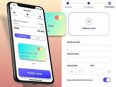 Daily UI 002 :: Credit Card Checkout