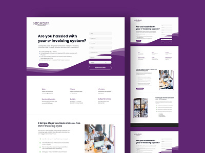 Highbar Technocrat Landing Page