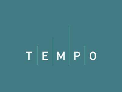 Tempo Logo Exploration brand branding logo movement type