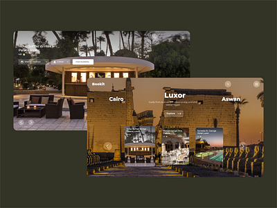 Bookit - Hotels Booking Website aswan booking cairo concept egypt fluid hotels interface luxor trip ui vacation