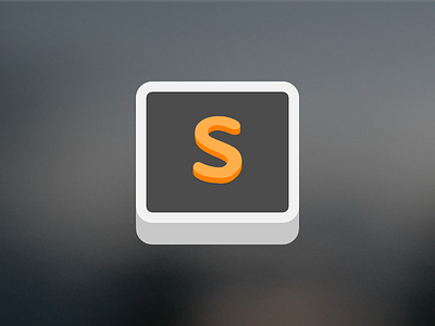Sublime Text alternate app application code editor flat free ico icon sublime text svg vector