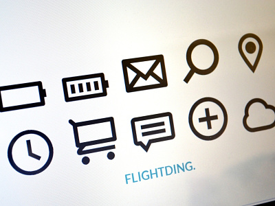 Flightding: free icon font