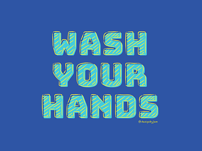 Wash Your Hands art corona coronavirus design hand drawn hand washing ill illness illustration illustrator minimal pandemic prevention sick sickness soap typography vector virus wash your hands