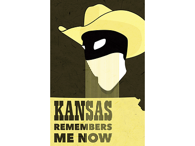 Orville Peck - Kansas (Remembers Me Now) art artwork country design flat illustration illustrator kansas minimal orville peck pony poster poster art poster design typography vector