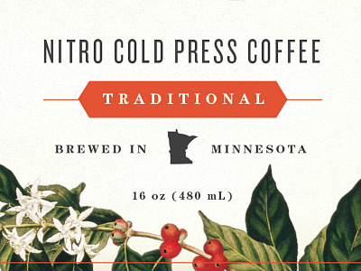 Nitro Cold Brew botanical brewing coffee cold brew drinks organic packaging