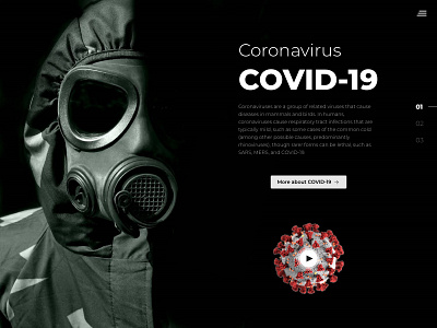 Coronavirus COVID-19 covid 19 design ui ui design web design