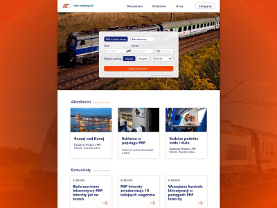 Redesign PKP Intercity design ui ux web