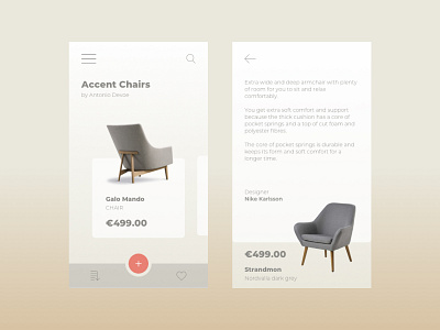 Furniture app design furniture app furniture store ui ui design ux ux design