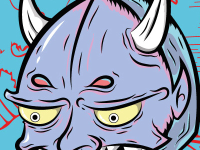 oni illustration ilustracion