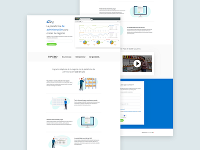 Landing page - Bind ERP