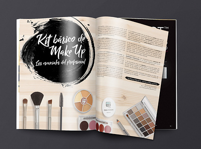 Editorial Design - Beauty Magazine beauty editorial design magazine design makeup photoshop