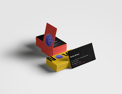 Playful business cards anthropomorphic branding businesscard design illustration nonprofits nova planet space