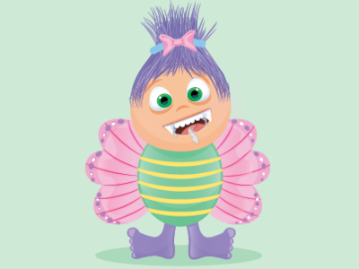 Child Friendly Monster adobe illustrator character character design illustration monster vector