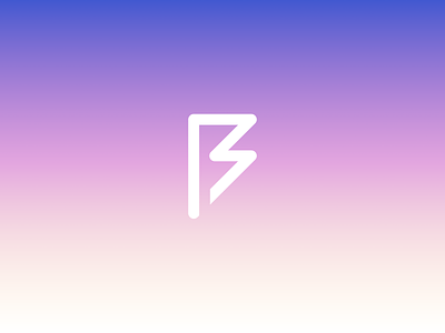 B logo letter mark - logo design exploration