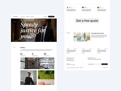 Web Design Law Firm Variants