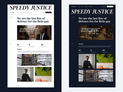 Web Design Law Firm Light Dark Variants