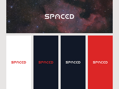 Spaced logo design challenge by Dann Petty branding clean concept design graphic design logo minimal simple space spaced typography ui