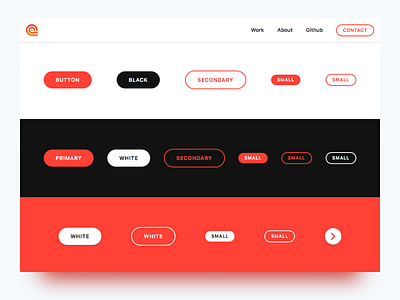 Design System for portfolio code css design design system design systems minimal styleguide typography ui ui kit ux