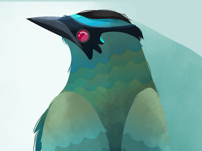 Barranquero animation birds digital painting illustration photoshop
