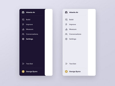 Dashboard Menu branding dashboard icons profile ui ux