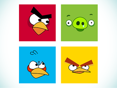 'Metro Style + Angry Birds' Art angry birds illustrations metro style