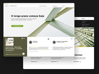 Homepage - Asset Management flat investment ui ux web web design website