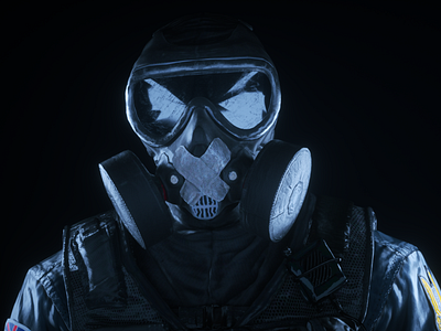 Rainbow six siege MUTE Render by Octane