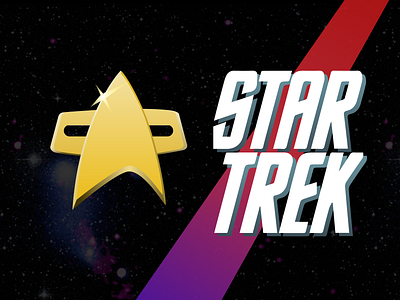 COVID-19 Design Challenge 9/100 Star Trek Illustration